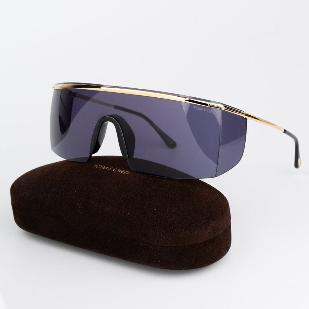 NEW Tom Ford FT0980/S  30A PAVLOS-02 Gold Smoke Irregular Unisex Sunglasses